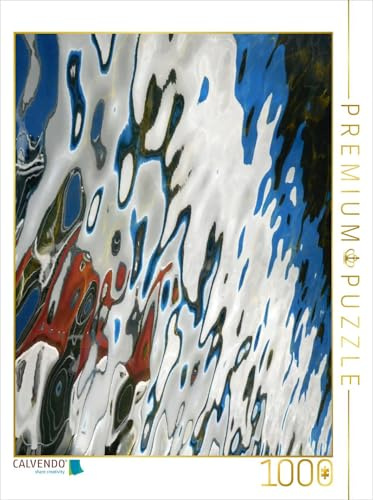CALVENDO Puzzle Heimkehr, Wasserreflexion, Fotografie, Spree, Berlin Hafen Treptow | 1000 Teile Lege-Größe 48 x 64 cm Foto-Puzzle für glückliche Stunden