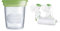 MAM Storage Pots for Baby Food Manual Breast Pump, Containers, 5 Pots + Double Electric Breast Pump, Multi-Setting Electric Breast Pump for On the Go