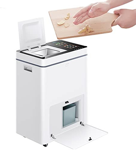 HLGKBY Compostiera da Cucina per rifiuti Intelligenti, Contenitore per Compost da Cucina, compostiera elettrica per Interni/Esterni, Controllo App, termociclatore per Alimenti, capacità 20 Litri