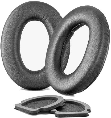 Replacement Earpads for Bose A20 Aviation Headset,Aviation Headphone X A10, Ear Pads Ear Cushions Ear Cups Ear Cover Repair Parts Memory Foam Softer Leather (Black)