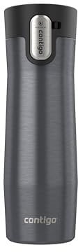 Contigo AUTOSEAL West Loop Vacuum-Insulated Stainless Steel Travel Mug with Easy-Clean Lid 20 oz Sake