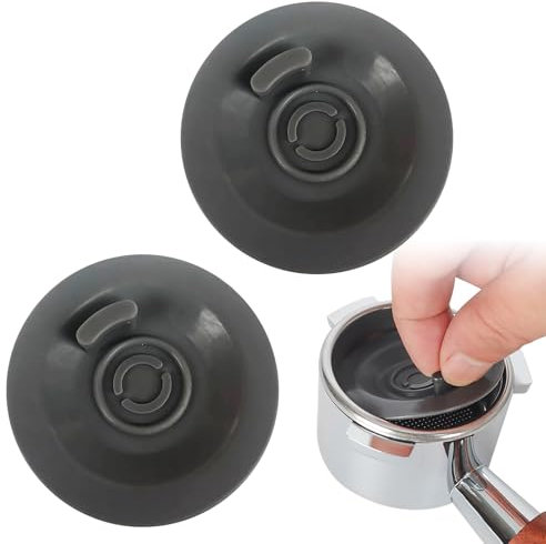 2PCS Espresso Backflush Cleaning Disc for Sage Cleaning Tablets, 54mm Silicone Coffee Machine Handle Cleaning Pad Universal Sage Coffee Machine Cleaning Tablets Compatible with Most Espresso Machines