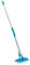 HOMESHOPA Self Wringing Sponge Mop with Flat Floor Squeeze Head, Long Handle, Super Absorbent, Lightweight, Non-Abrasive (Blue)