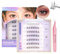 Mlen Diary Selbstklebende Wimpern, 6-12mm D Curl Schwarz Falsche Wimpern, Kein Kleber Wiederverwendbare Manhwa Wimpern, NatüRlicher Look Diy Wimpernverlängerung Kit