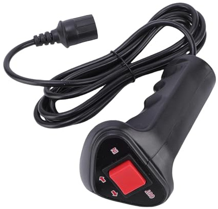 OVAQUIXI Winch Remote Control 3 Pin, Universal 9.2 ft Cable ABS | ABS housing, for vehicle winches, 2.8 m extended cable, ergonomic handheld design, fits 3 pin socket
