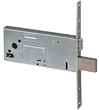 Serrure de châssis à double carte pour couches avec verrou et rouleau entrée 90