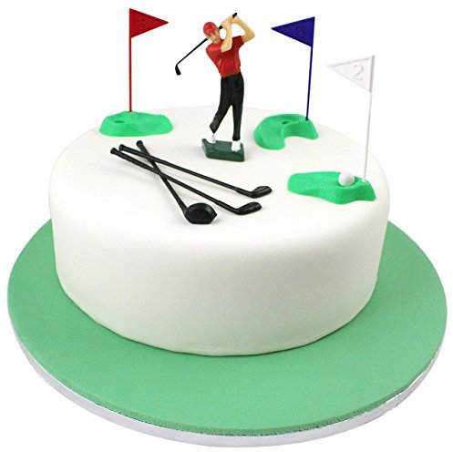 PME GS010 Golf Decorations/Plastic Figures, 13-Pieces, Green/Red/Blue/White/Black, 17 x 12.1 x 3.6 cm