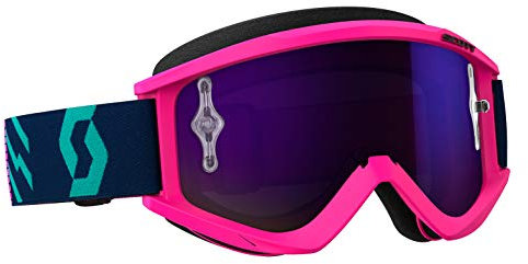 Scott Recoil XI Brille, Unisex, Erwachsene, Blau/Rosa, Einheitsgröße