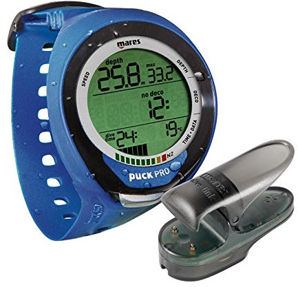 Mares Puck Pro Plus Deep Blue - Juego de ahorro con interfaz Bluelink