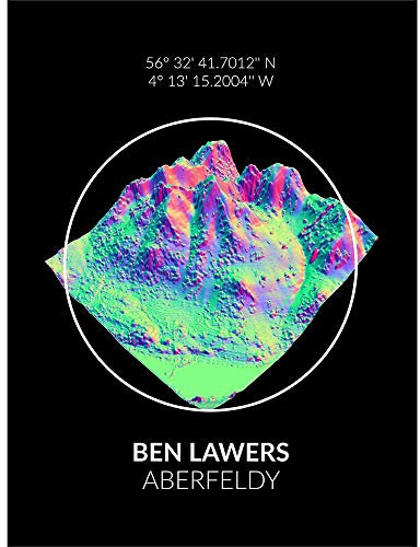 Wee Blue Coo Ben Lawers Berg Kunstplakat Ungerahmter Druck 30x40 cm