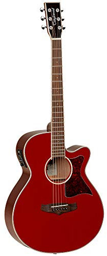 Tanglewood TW4E Winterleaf Super Folk Electro Acoustic Guitar - Red Gloss