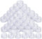 ProLeo Lot de 100 boîtes de voyage pour cosmétiques - 5 g - Avec bouchon à vis - Pour cosmétiques, baume à lèvres, crèmes, baumes en poudre, bijoux (blanc)