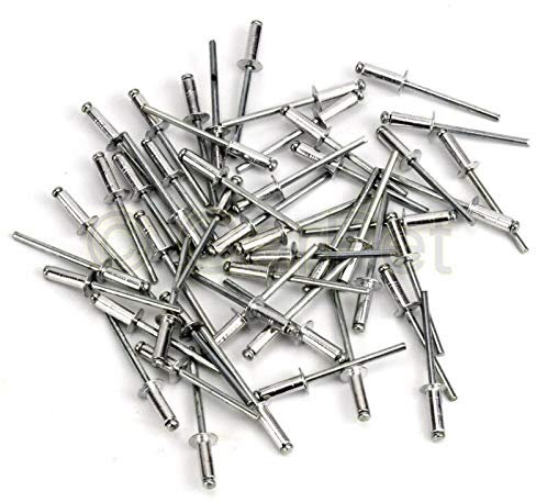 500 St. Blindnieten Popnieten Set Alu 4 4,8 mm sortiment Aluminiumnieten Nieten 4,0 x 8,0 mm