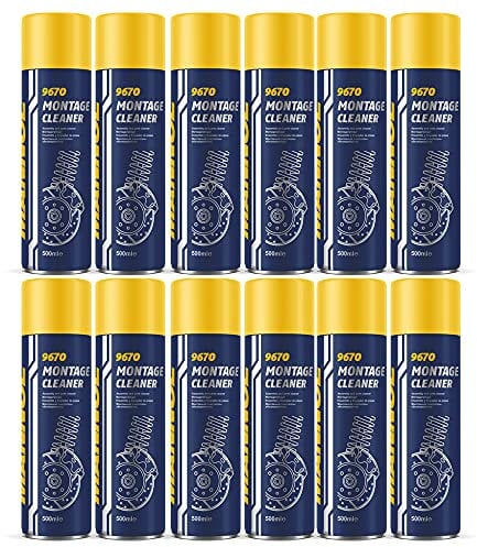 MANNOL 9670 Montage Cleaner Bremsenreiniger Spraydose 12 x 500ml