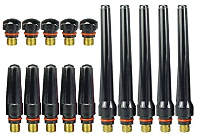 RIVERWELD TIG Rückkappe 57Y02 57Y03 57Y04 Passend zu QQ300 PTA DB SR WP 17 18 26 WIG-Schweißbrenner 15 Stück