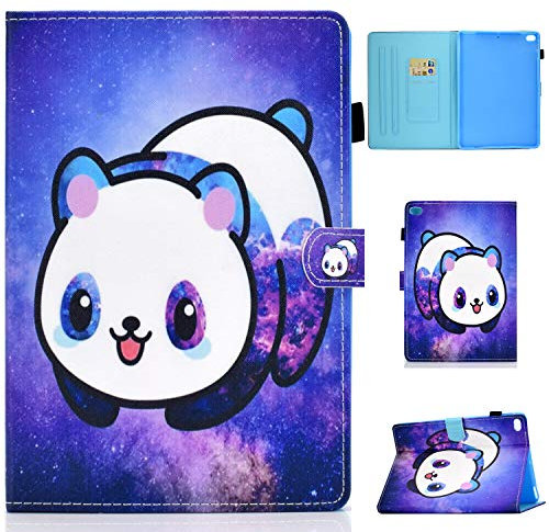 Vkooer Funda para iPad 9,7 Pulgadas 2017/2018 (iPad 6.ª/5.ª generación) Carcasa iPad Air 2, iPad Air 1 Flip Magnética Case Cover con Ranura para Tarjetas y Función de Soporte, Estuche Estampado