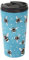 ECO CHIC Reusable Thermal Coffee Cup Stainless Steel Leakproof Insulated 330ml Travel Mug (Bumble Bees Blue)