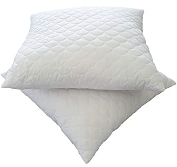 2Stück 1 Set Preis 2Kissen Kopfkissen m. Reißverschluss Mikrofaser 80x80cm, Füllung Faserbällchen 1050g je Kissen Öko-Tex Allergiker geeignet Nachhaltiges Produkt Füllung aus Recycling hergestellt