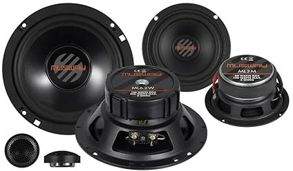 Musway ML6.3A | 16,5 cm (6.5') AKTIVES 3-Wege Komponenten Lautsprecher System