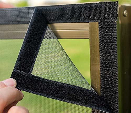 GZGLZDQ Katzenschutz Fenster Netz mit Selbstkleber, DIY Fenster Fliegengitter, einstellbares Anti-Moskitonetz Fenster Bildschirm Mesh, Abnehmbar, Waschbar, Einfache Installation