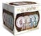 ABYSTYLE Harry Potter Hogwarts Houses Premium Porzellan Teller & Tassen Set - Geschirr - Tableware - 3er Set - Gryffindor Rot, Hufflepuff Gelb, Ravenclaw Blau, Slytherin Grün