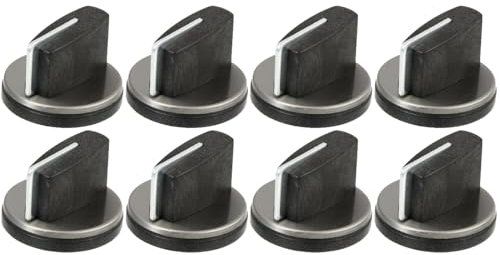 DOITOOL 8 Pcs Knob Gas Stove Accessories Gas Stove Switch Gas Stove Parts Gas Stove Button Replacement Electric Stove Burner Gas Range Stove Ignition Plastic Stove Gas Stoves