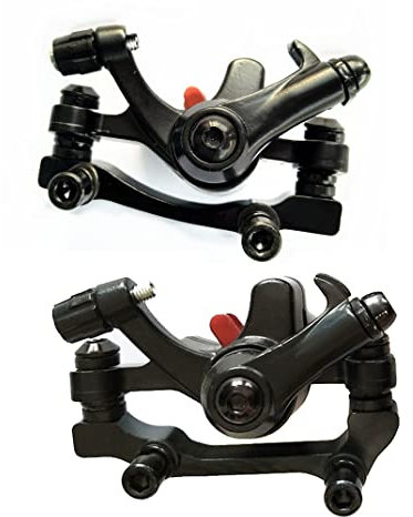 2 Pcs Disc Brake Sets Universal Front and Rear Disc Brakes Wear Resistant Bike Hydraulic Disc Brakes for Most Standard Mountain Bikes Road Bike (without rotor)