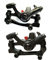 2 Pcs Disc Brake Sets Universal Front and Rear Disc Brakes Wear Resistant Bike Hydraulic Disc Brakes for Most Standard Mountain Bikes Road Bike (without rotor)