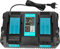 DC18RD 14,4V~18V 3.5A Dual Port Ladegerät Kompatibel mit Makita 14,4V~18V Li-ion Akku BL1815 BL1830 BL1840 BL1850 BL1860 BL1430 BL1415