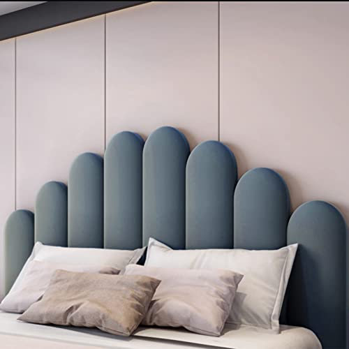 XILYZMO Wandpaneel Gepolstert, Abziehen Kleben Wandmontiert Kopfteil, Zuhause Hintergrund Dekoration Kissen, Einfache Installation Anti-Kollision Weiches Kissen (Farbe : Grün, Größe : 180x70cm)