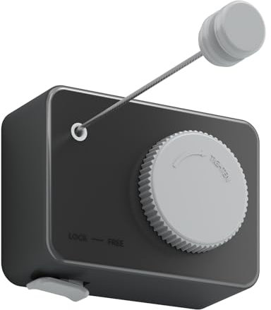 Dancrul Corde à linge rétractable pour intérieur, extérieur, fixation murale, 4 m, noir