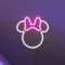 YELLOWPOP Grehge Signs for Wall Decor, Disney Minnie Mouse (Ears) - Energy Efficient LED Neon Lights for Bedroom Wall - Easy to Install Custom Neon Sign & Customizable Light Up Wall Art