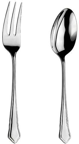 Arthur Price Classic Dubarry Serving Spoon & Fork Set