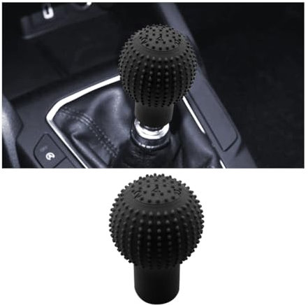 JNNJ Housse de levier de vitesse antidérapante, en silicone souple pour voiture, protection manuelle de changement de vitesse
