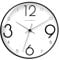 Fenteer Rückwärts Uhr Wanduhr Gegen Den Uhrzeigersinn, Wandkunst Dekoration, 30,5 cm, Dekorative Wanduhr für Zuhause, Büro, Küche, Wohnzimmer, Stil F