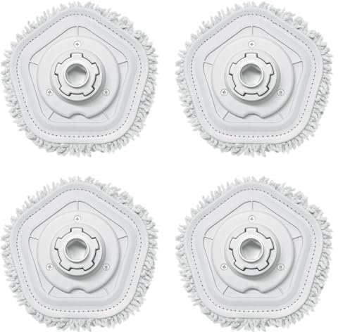 4 piezas de repuesto para Xiaomi Dreame W10/W10 Pro, robot limpiador para Dreame W10 / W10 Pro, paño de repuesto para mopa de alta agua y suciedad