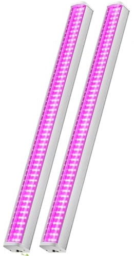 Hobaca 1 pc 53CM 25W LED Wachstumslampen für Pflanzen, Vollspektrum Wachstumslicht Streifen, Sonnenlicht/ 4000k / 380-780nm Pflanzenlicht für Aussaat, Gewaechshaus, Grow Shelves (LGL-T-SUN)