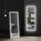 Dripex Miroir sur Pied LED 130X40cm, Miroir Mural avec éclairage, Miroir LED sur Pied, Grand Miroir intégral, 3 Réglables Couleur avec Interrupteur Tactile, pour Chambre à Coucher Salon Noir