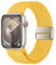 HITZEE Compatible con Correa Apple Watch 49/46/45/44/42/41/40/38mm, Correas Elástica con Cierre Magnético Diseñadas para Apple Watch Ultra 2 Serie 10 9 8 7 SE 6 5 4 3 (42/44/45/46/49, Amarillo solar)