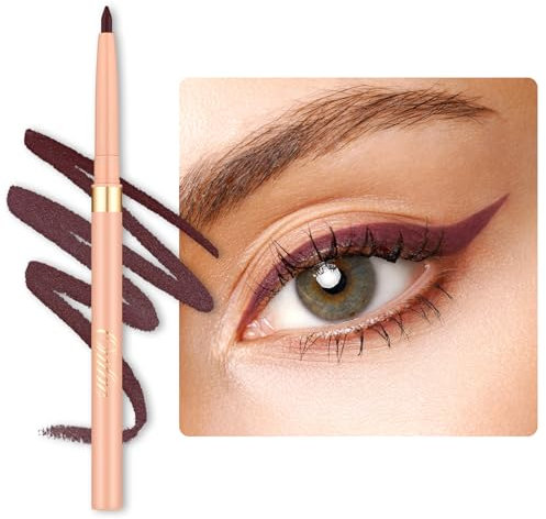 OULAC Pflaume Eye Liner & Lipliner Stift 2 IN 1, Wischfester, Waterproof Schwenkbarer Kajalstifte, Langanhaltender Matte Finish, Schnelltrocknung, Hochpigmentierter, Vegan (L07) Heartfelt