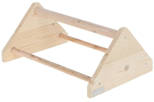 Kerbl Hobbyfarming Sitzstange für Hühner 56 x 40 x 25cm, Holz