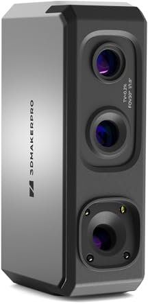 Mavaol Seal Lite Handheld-3D-Scanner, 0,02 mm Genauigkeit, optische Anti-Shake-Stabilisierung, einstellbare Beleuchtung, für Profis und Kreative