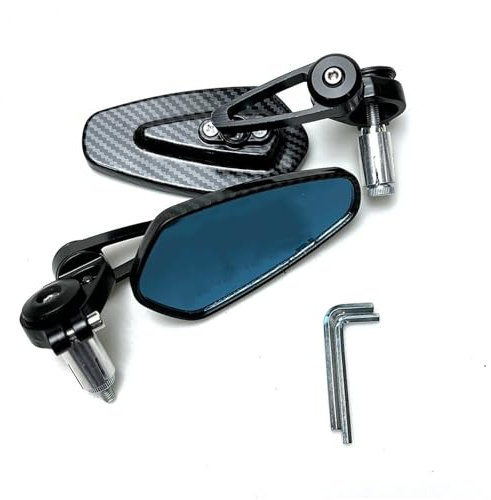 Motorrad Spiegel Für Z250 Z300 Z400 Z650 Z750 Z800 Z900 Z1000 Für ZX10R Für ZX6R Für ZX10R Für ZX10R Lenkerende Rückspiegel Motorrad Seitenspiegel(A)