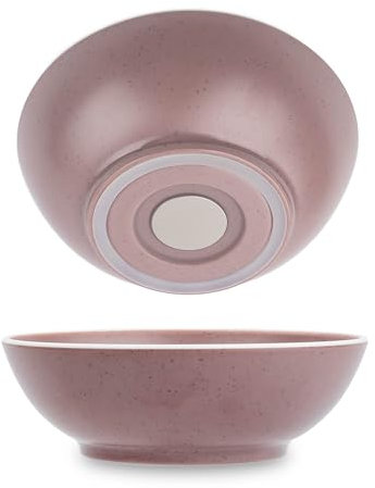 silwy® Dolomite Lot de 2 bols magnétiques en plastique avec anneau antidérapant Ø 16 cm, pour camping-car, camping et bateau, incassables, légers et antidérapants, fabriqués en Allemagne