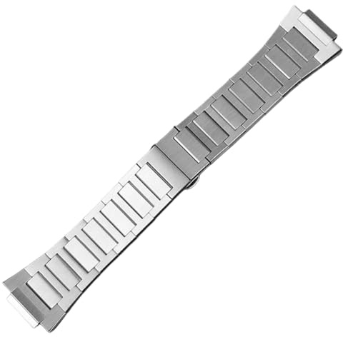 Ersatz Uhrarmband für CASIO GM-110/GA-110/DW-5600/GW-B5600/GM2100/GA2100 | Konvexes Ende Edelstahl Schmetterlingschnalle Uhrarmband Casual Sport Herren