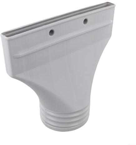 CYRENT Flexibler Auspuffanschluss-Adapter, Klimaanlagen-Schlauchverbinder, flaches Design, Kunststoff, sichere Befestigung, 22 x 25 x 2 cm, für Zuhause, Büro, Gewächshaus, Ablufttrockner