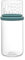 Brabantia 290244 Vorratsglas mit Messbecher, 1 L, Glas, Mint, 10.4 x 10.4 x 23 cm