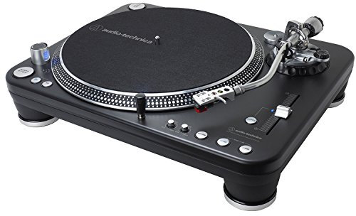 Audio-Technica ATLP1240USBXP Direct-Drive Professional DJ Turntable (USB & Analog), Black, Selectable 33-1/3, 45, and 78 RPM Speeds, High-torque, Multipole Motor, Convert Vinyl to Digital