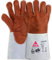 Hase Safety Gloves Fulda-Iso Lot de 10 paires de gants de travail en cuir avec tulipes, M (08), marron, 10