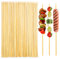 Woodzia Wooden Skewers Pack of 600 - Durable Bamboo Sticks with 25cm Length / 3mm Diameter - Ideal for BBQ, Kebab, Cake Topper, Chocolate Fountain and Fruits…